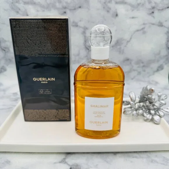 Guerlain Paris Shalimar Satin Shower Oil Bergamot-Full 200ml,6.7oz-BOXED-NEW - Picture 7 of 12